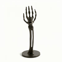 Skeletal Candle Holder Halloween Home Decor Black for Party