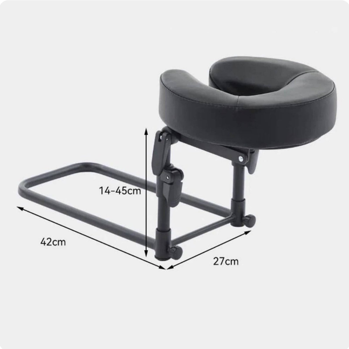 Portable Massage Face Pillow Foldable Adjustable Prone Headrest Ergonomic Design Accessory for Home