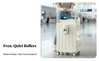 Multifunctional Luggage Wide Stable Handle Hardside Carry-on Lightweight