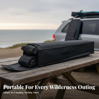 2 Pieces Soft Roof Rack Easy Installation Soft Roof Rack Pads Universal Car Top Carrier Portable Design Vehicle Luggage