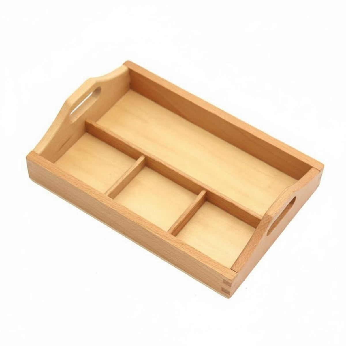 Promotes Orderliness Child-Led Learning Work Tray Polished Edges Beech Wood Activity Tray Nesting Wooden Trays for Preschoolers, Toddlers, Teachers, Kindergarten, Classroom, Home School, Sensory Play
