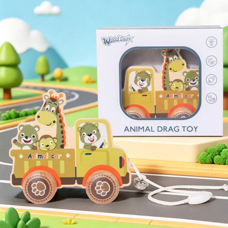 Animal Pull Car C