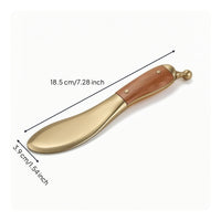 Brass Gua Sha Board Ergonomic Smooth