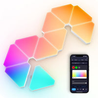Smart RGB Triangle Light with Sound Pickup