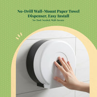 Wall Mounted Tissue Box Holder, Waterproof, Large Capacity