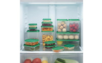 17 Pieces Fridge Storage Box Set Reusable Airtight Food Container Set Included