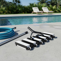 26 Inch Pool Vacuum Head Easy to Use Pool Vacuum Brush Head Smooth Wheels for fishes Pond