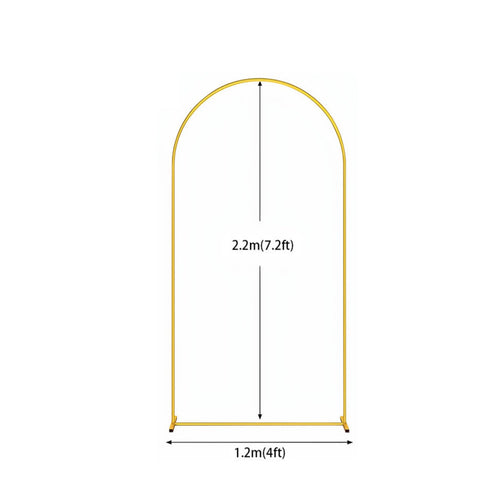 10 Sets Crescent Arch Frame Easy to Decorate Floral Display Frame Modern Look