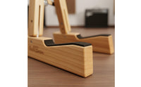 Easy to Keep Portable Wooden Guitar Stand Long-Lasting Folding Guitar Stand Stable Music Gear Universal Fit for Travel, Stage