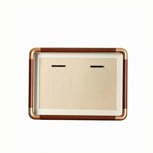 Commemorative Pin Frame Inner Mat Medal Display Frame Wood-Grain Finish