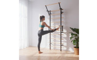 Wood Rung Stall Bar Stretching Nordic Ladder Multiuse Wooden Exercise Ladder for Climbing
