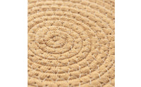 Zafu Meditation Cushion Easy to Place Round Rope Cushion Natural Cotton Cover