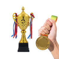 Creative Metal Trophy for Sports Events, Customizable, Model 140