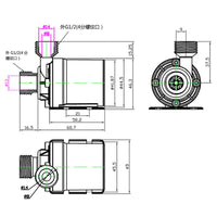 Aquarium Submersible Pump - Low Noise, Bottom Suction, Water Circulation Filter Pump