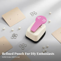 Earring Card Hole Punch Sturdy Earring Card Punch Crafting Supply for Crafters, Small Business Owners