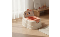 Portable Kids Potty Splash Guard Chick Shaped Potty Chair Soft PU Cushion