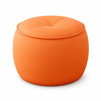Round Ottoman Comfortable Footrest Multifunctional for Entryway