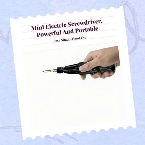 Cordless mini screwdriver, USB charge