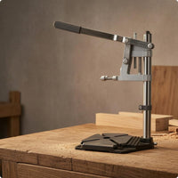 Adjustable Drill Press Stand Stainless Steel Drill Press Stand Single Hole Mount Power Tool Support