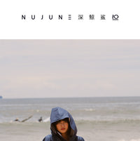 Nu-June潜水速干斗篷成人速乾毛巾衣女 沙滩游泳浮潜冲浪浴巾浴袍