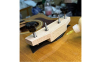 Includes 2 Wood Pads & Allen Wrench Acoustic Guitar Bridge Repair Tool Adjustable Pressure Guitar Bridge Clamp Secure Hold Luthier Supply Easy to Use for Luthiers, Workshop