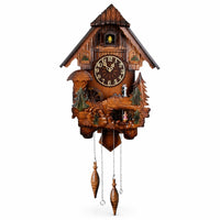 Pinecone Weights Pendulum Cuckoo Clock House-Shaped Cuckoo Clock