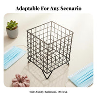 Multi-Compartment Cosmetic Box Space Saving Desktop Organizer Large Capacity