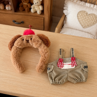 Capybara Stuffed Animal with Clothing, Soft Plush Cuddle Toy for Cuddling & Playing, for Birthday & Children's Room