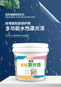 水性罩面漆内墙透明保护墙面水泥地面外墙乳胶漆防水哑光罩光清漆