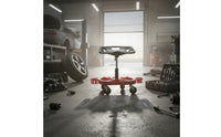 Adjustable Rolling Shop Stool Ergonomic Repair Specialist Stool with Wheels Heavy Duty for Mechanics, Vehicle Finishers, Auto Repair