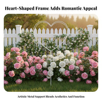 Heart-Shaped Trellis Indoor and Outdoor Use Shaped climbing plant Guide fused Construction Climbing Plant Holder for Gardeners, Potted Plants, Balcony, Indoors