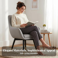 Upholstered Single Sofa Light Luxury Lounge Chair Modern design Deep Seat for Homeowners, Students, Bedroom, Balcony, Apartment