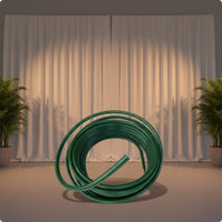 Aluminum-Plastic Tube Hollow Decorative Tube Deep Green for Floral Arrangements
