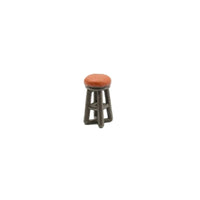 Miniature Bar Stool Metal 1:64 Scale Stool Contemporary for Scene Building