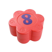 Raised Flower Stepping Stone Molded Plastic Stepping Stone Compact Sensory Play Toy Lightweight for Children, Obstacle Courses