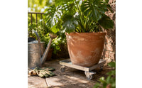 Plant Tray with Wheels Leakproof Hardware Rust-Resistant for Gardeners
