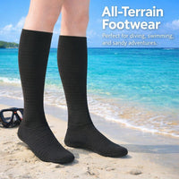 Neoprene Diving Socks Men Women, Wetsuit Socks Long Calf, Thermal Anti-slip Diving Socks for Snorkeling Swimming Surfing Sailing