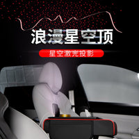 8-in-1 Armrest Box with Charging and Fragrance, Universal Tissue Box, Center Console Cover