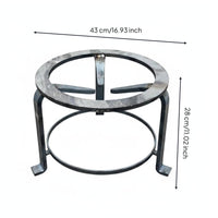 Tripod Pot Stand High Heat Resistance Tripod Pot Rack Firewood Cooking Unit Stand Barbecue, Backyard