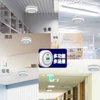 跨境爆款烟雾报警器co一氧化碳探测器复合独立式声光报警器外贸