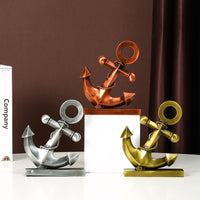 Zinc Alloy Anchor Decorative Ornament for Home and Bar