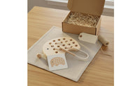 Animal Lacing Game Hand-Eye Coordination Wooden Threading Toy Wood Wooden Animal Threading Board for Preschoolers, Kids, Classroom
