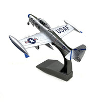 1:72美国 F-84 FighterThunderjet雷电喷气式战斗机合金飞机模型