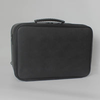 Makeup Case with Shoulder Strap Professional Travel Makeup Case Zippered Cosmetic Organizer with Dividers for Journeyers