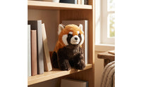 Red Panda Plushie Toy Cute Red Panda Plushie Stuffed Animal Plushie with Striped Tail Soft Plushie Toy with Soft Tail
