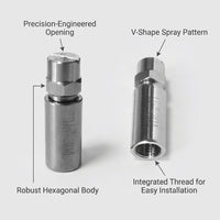 Chrome, 6 Nozzle, Pressure Washer Spray Tip, Cooling Applications Spray Tip, Stainless Steel Spray T - Image 5