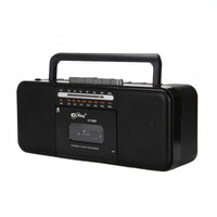 Built-in Speakers Radio Cassette Player Integrated Carry Handle Cassette Radio Combo Headphone Connector Portable Boombox