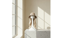 Mannequin Head with Bust Abstract Hairpiece Stand Long-Lasting