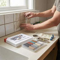 11 Pieces Tile Repair Kit Color Matching Porcelain Tile Repair Kit