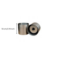 Polished Silver Stainless Steel Golf Cup Nested Inner Construction Stainless Steel Putting Cup Cylindrical Golf Training Hole